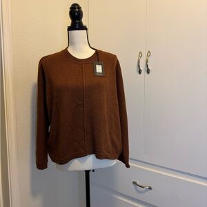 Parish LA Brown Sweater NWT